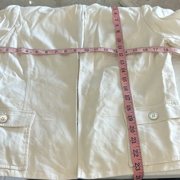 Talbots Off White Cardigan Jacket was the‎ Two Front Pockets. Size 12 (861) - Picture 7 of 8